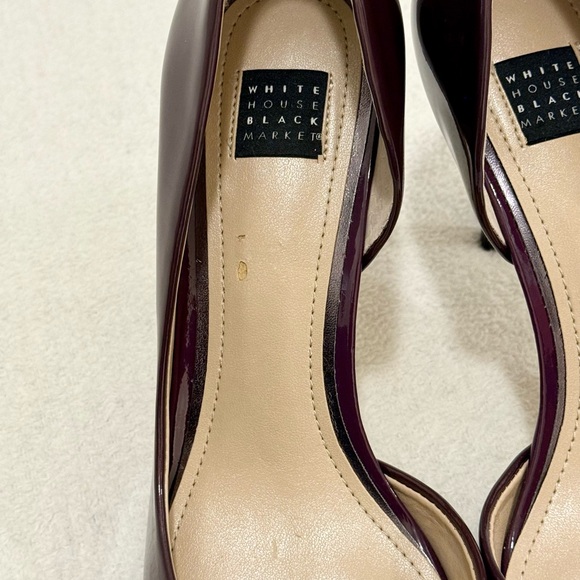 Plum Patent Leather Heels Women’s Size 7.5M - Picture 11 of 11